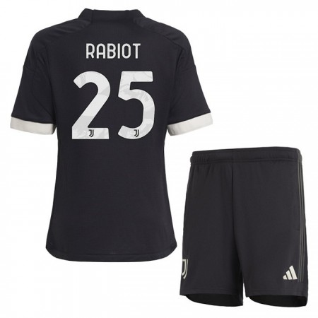 Camisola Juventus Rabiot 25 Criança Equipamento 3ª 2023-24 Manga Curta